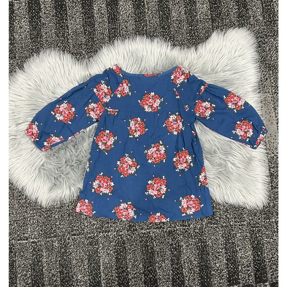 Matilda Jane 435 Brand Blue Floral Tunic‎ Top Size 10 - Picture 2 of 4